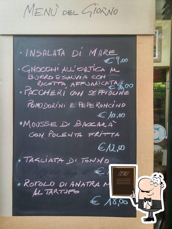 Menu da La Frutteria pizzeria, Torreglia