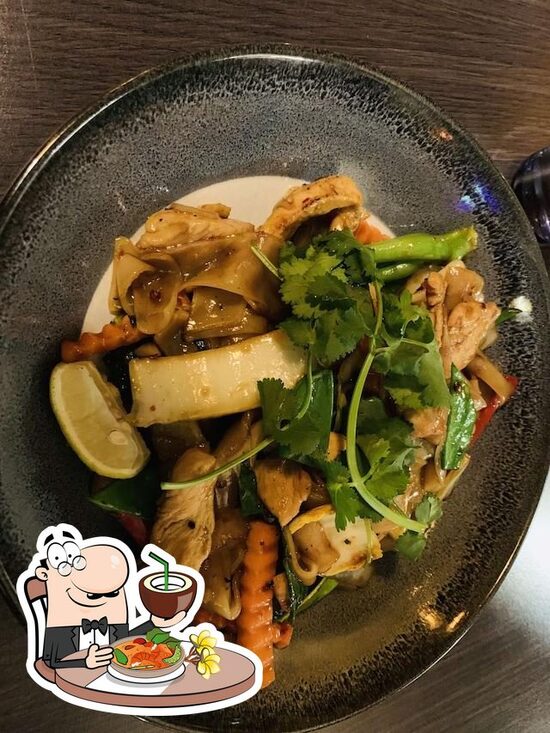 Menu at Thai Monsoon restaurant, Bairnsdale
