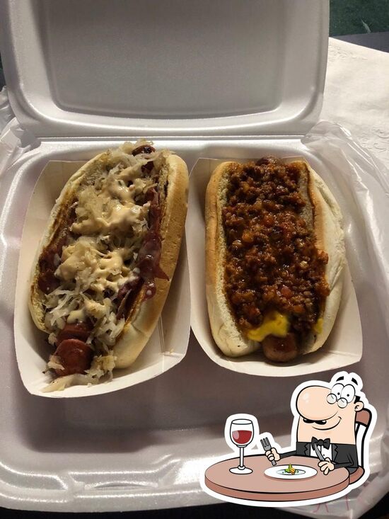 Menu at Derone’s Dynamite Dogs restaurant, Williamsport