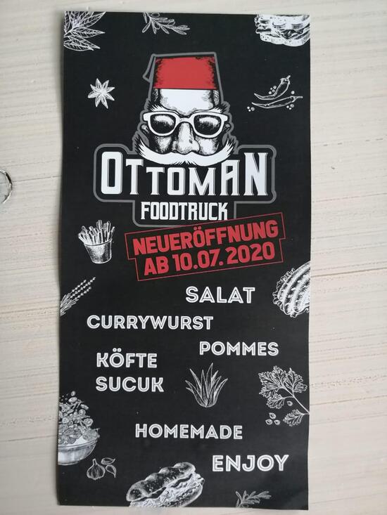 Speisekarte von Ottoman Foodtruck restaurant, Heilbronn