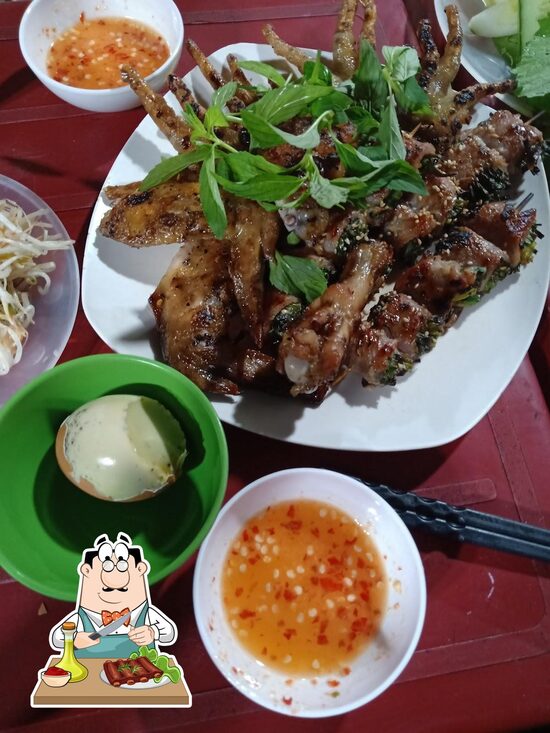 Menu at Quán Chiều restaurant, Quang Ngai