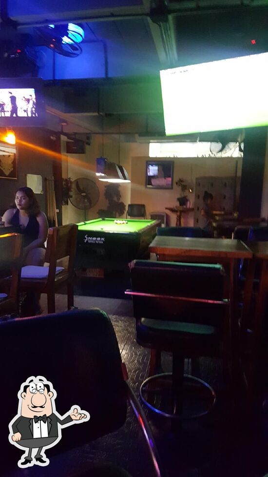 Menu at Boss Bar, Pattaya City