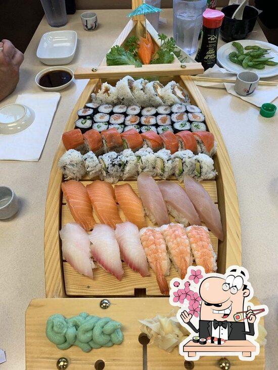 Menu at Sushi And Noodle restaurant, 100 Mile House