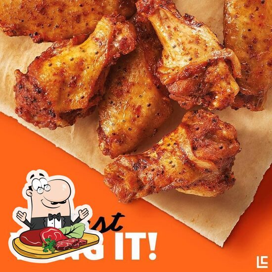 Menu at Little Caesars Pizza restaurant, Stephenville