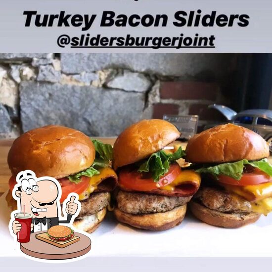 Sliders Burger Joint, 22 NW Broad St in Fairburn Restaurant menu and reviews