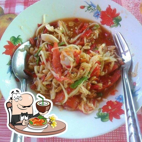 Menu at ร้านอีสานกาแล restaurant, Songkhla