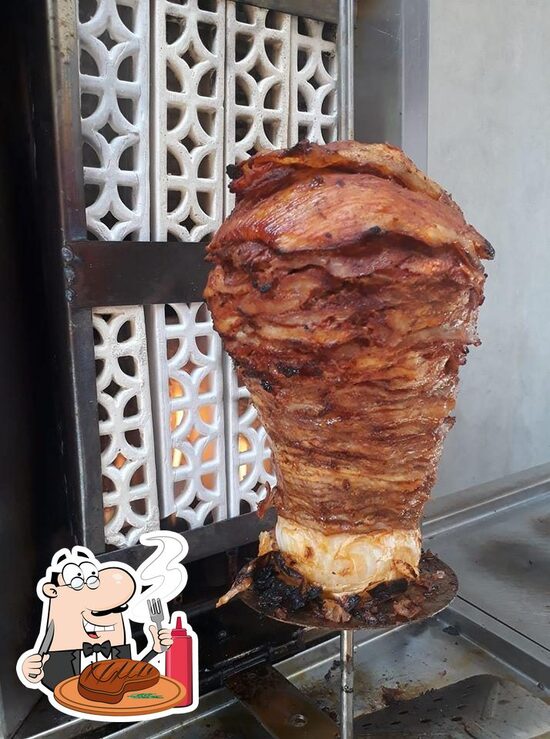 Menu at Tacos al Pastor Charly restaurant, Taxco