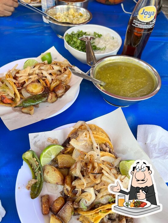 Menu at Tacos De Bistek Y Trompo restaurant, Monterrey