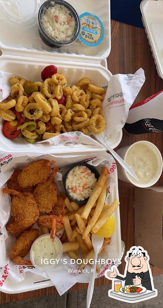 Menu of Iggy's Doughboys & Chowder House restaurant, Warwick reviews