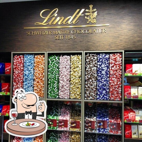 Menu at Lindt Chocolate Bar, Vienna