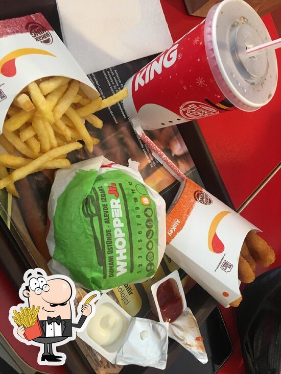 Menu at Burger King, Cizre