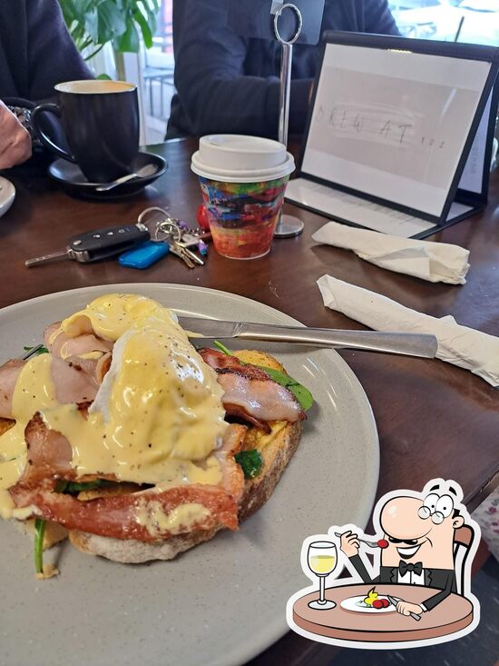 Menu at Brew at 102 cafe, Junee