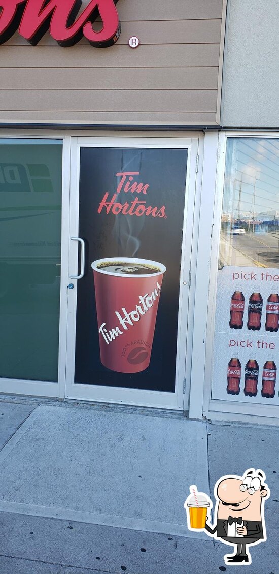 Menu at Tim Hortons restaurant, Toronto, 1 York Gate Blvd