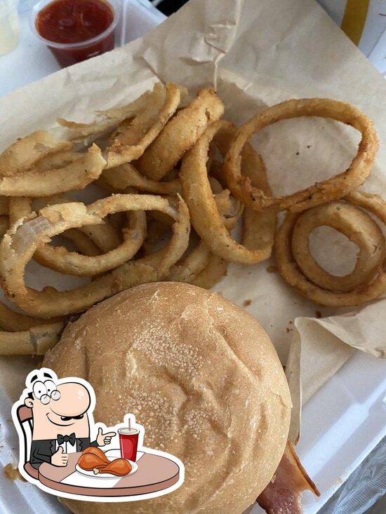 Menu at The Burgers restaurant, Lenoir City