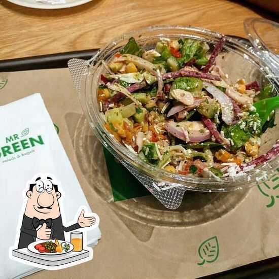 Menu at Mr Green Salads & Bagels restaurant, Jerusalem