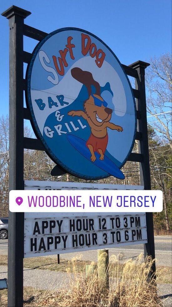Menu at Surf Dog Bar and Grill, Woodbine