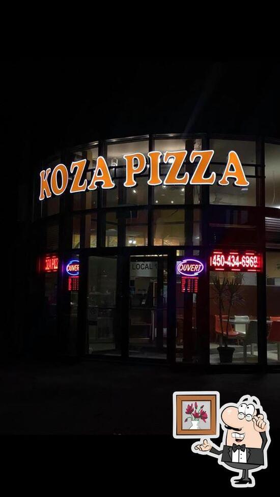 Menu au Koza Pizza restaurant, Blainville