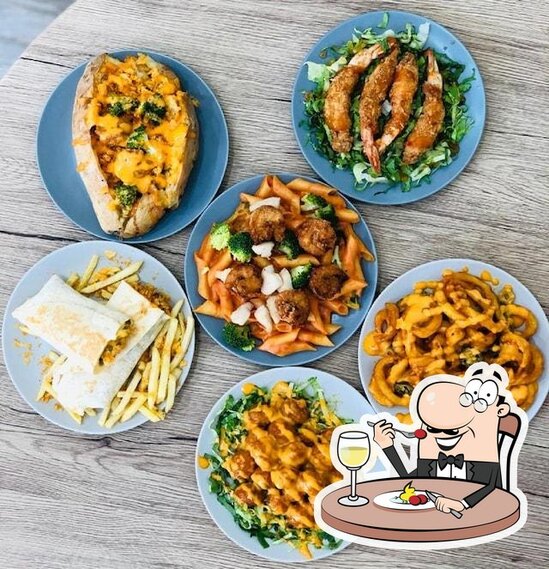 Menu at Shrimp box restaurant, Ajman