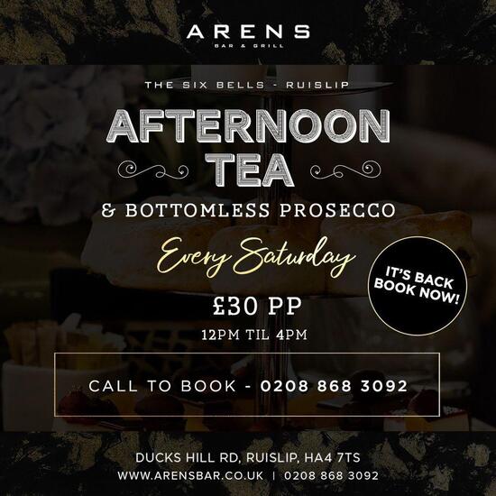 Arens Bar & Grill in Ruislip Restaurant menu and reviews
