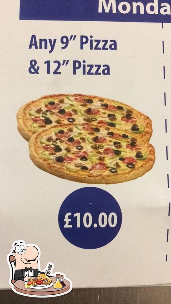 Menu at Pizza Land pizzeria, Dewsbury