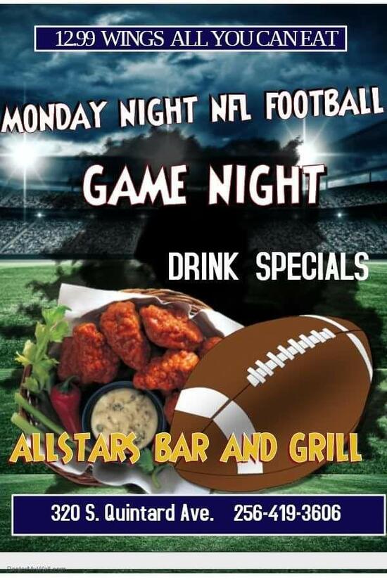 ALLSTARS Sports Bar & Grill in Anniston - Restaurant reviews