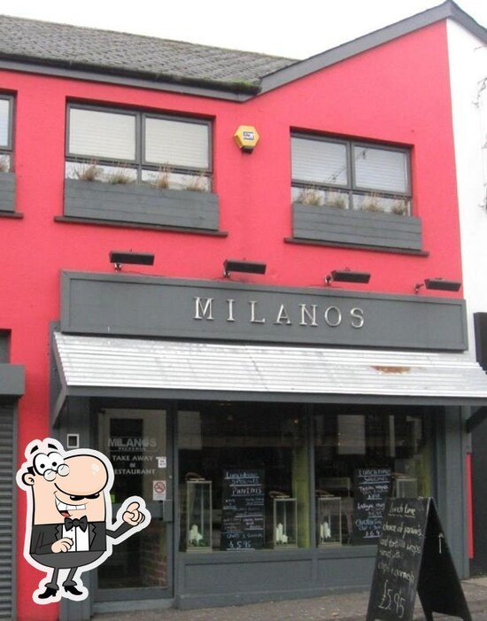 Menu at Milanos Ballymena cafe, Ballymena
