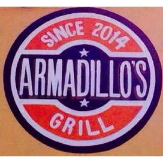 Menu at Armadillo's Grill restaurant, Ciudad Acuña