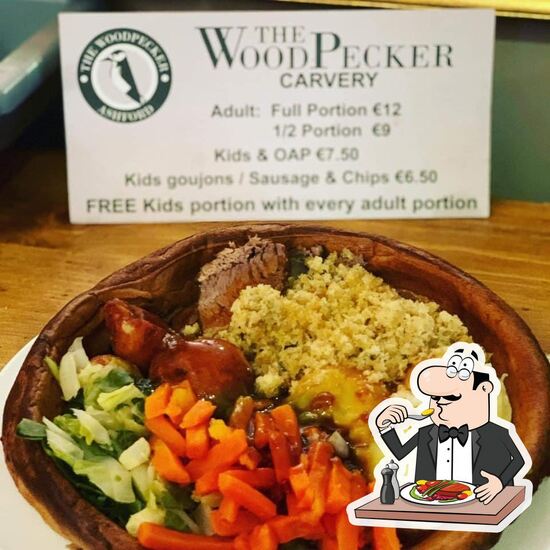 The WoodPecker Bar & Restaurant Ashford in Irlanda Restaurant menu