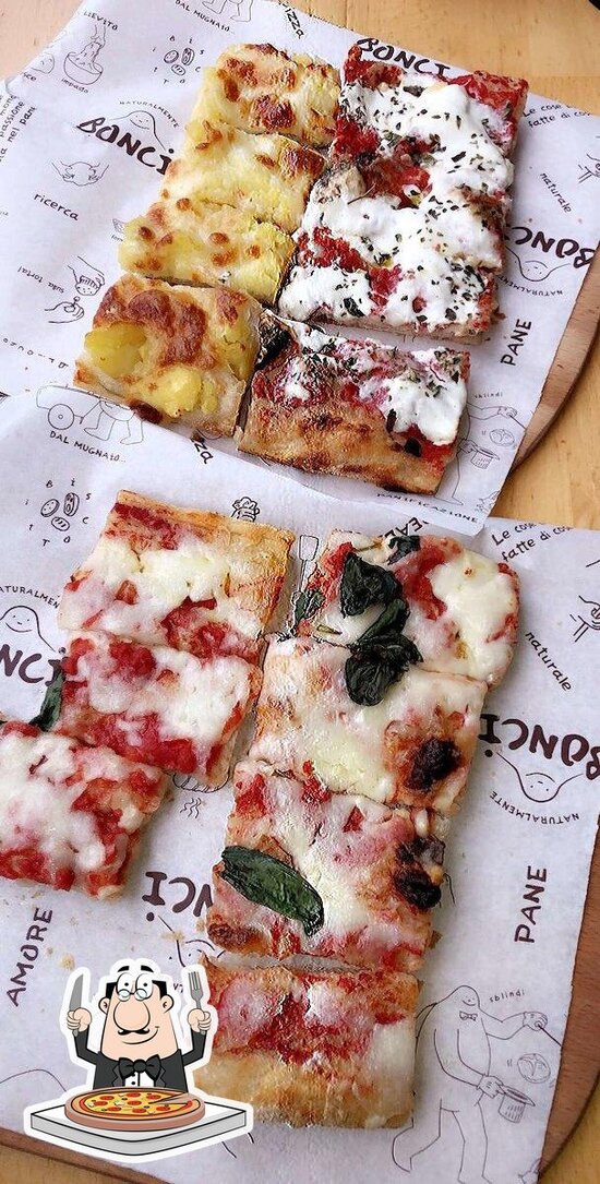 Menu at Panificio Bonci pizzeria, Rome, Via Trionfale