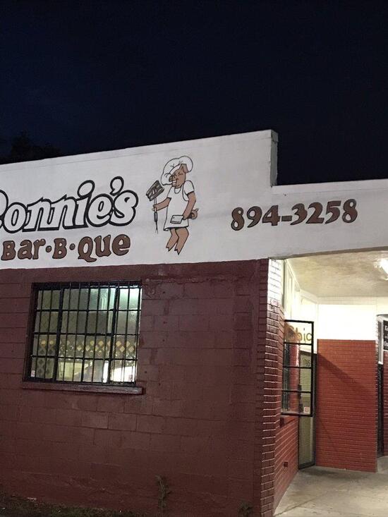 Menu at Connie's BarBQ, Saint Petersburg