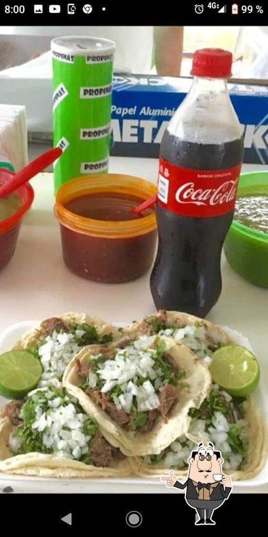 Menu at TACOS DE CABEZA JANDY restaurant, Mazatlán
