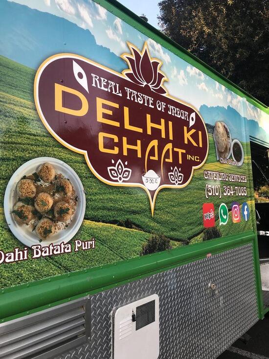 Menu at Delhi Ki Chaat truck, Fremont, Mowry Ave