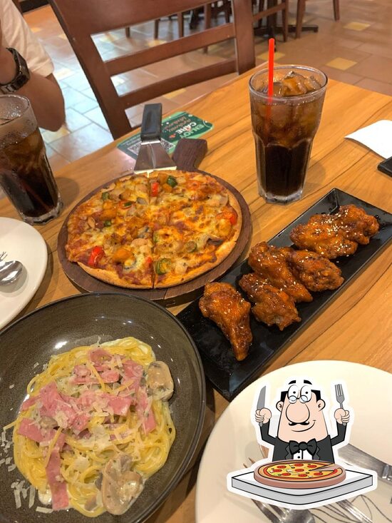 Menu at The Pizza Company restaurant, Ubon Ratchathani, เซ็นทรัล