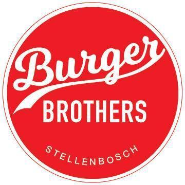 Menu at Burger Brothers restaurant, Stellenbosch