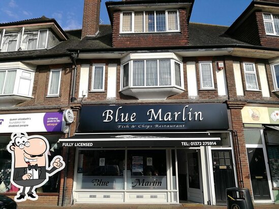 Menu at Blue Marlin restaurant, Ashtead