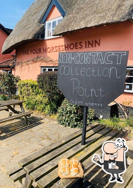 The Four Horseshoes Inn, Thornham in Thornham Magna British