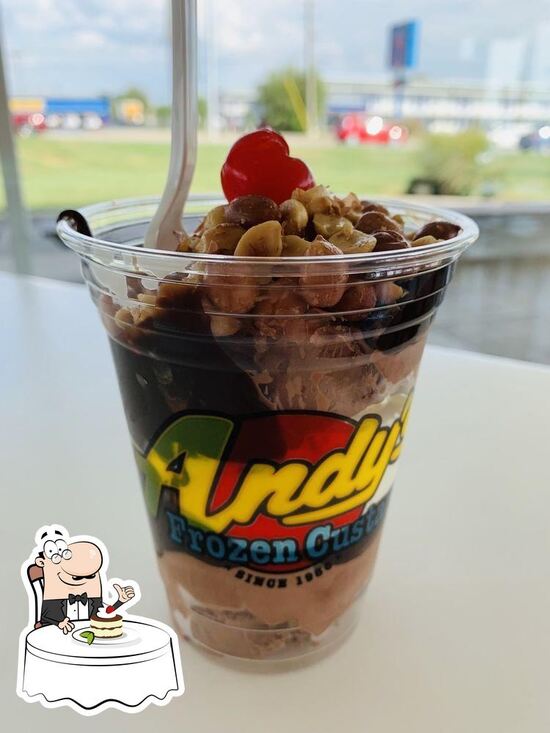 Andy's Frozen Custard, 2934 S Rangeline Rd in Joplin Restaurant menu