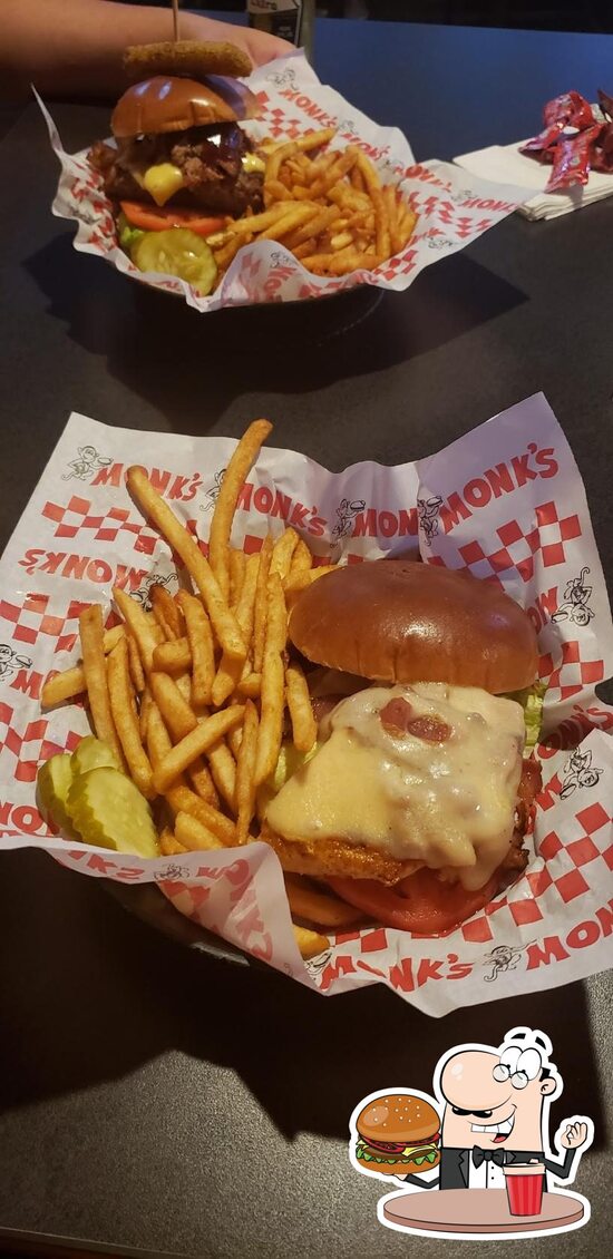 Monk's Bar & Grill, 33 Hillman Rd in Lake Delton Restaurant menu and