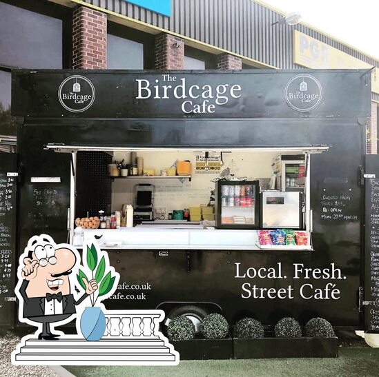 Menu at The Birdcage Cafe, Brentwood