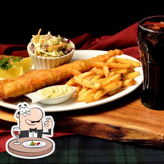 Menu at Winston's Fish & Chips restaurant, Sherwood Park