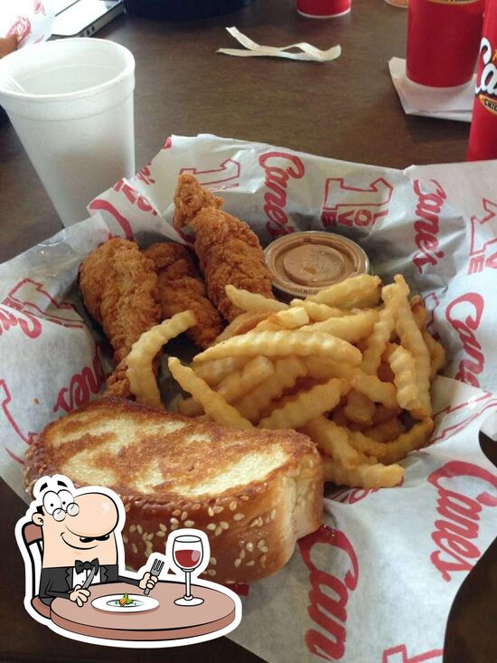Menu at Raising Cane's Chicken Fingers fast food, Baton Rouge, Siegen Ln