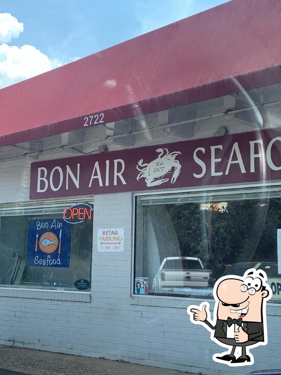 Menu at Bon Air Seafood restaurant, Bon Air