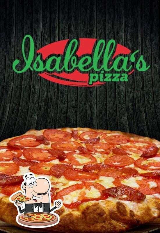 Menu at Isabella's Pizza restaurant, Culiacán