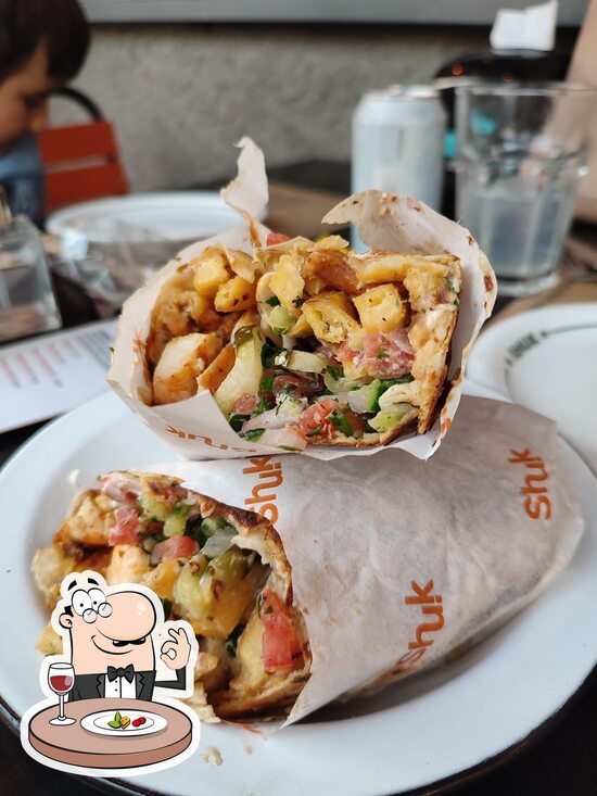 Menu at Shuk Falafel & Kebabs restaurant, São Paulo