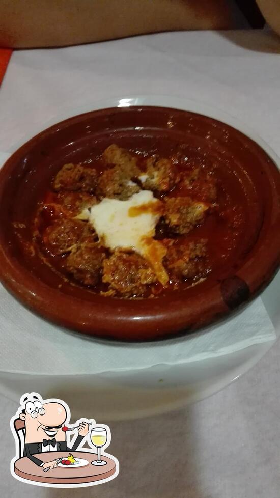 Menu at Al Andalus restaurant, Turin