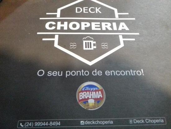 Menu Em Deck Choperia Pub Bar Volta Redonda