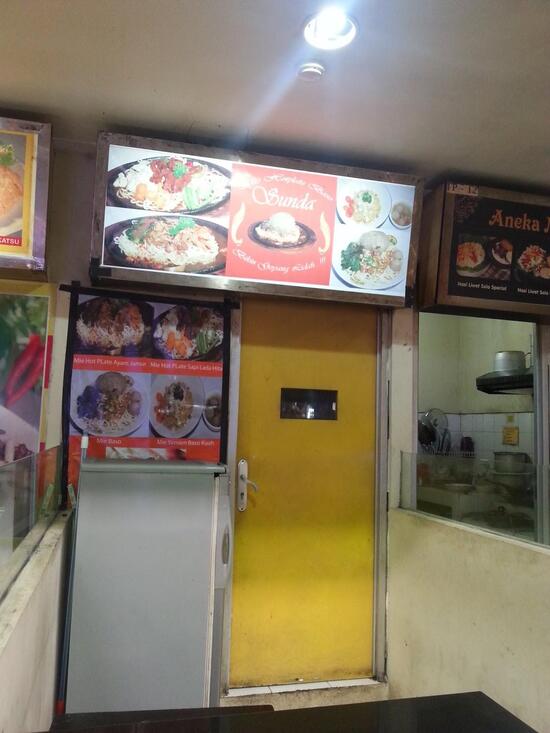 Menu at Mie Hotplate Baso Sunda restaurant, Bandung