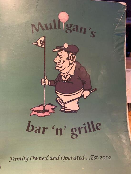 Menu at Mulligan's Bar & Grille, Strongsville