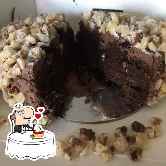 Menu at The Cake Man cafe, Macquarie Park