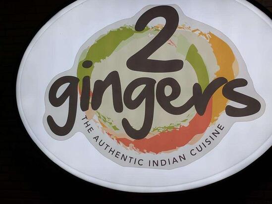 Menu at 2 Gingers restaurant, Columbia